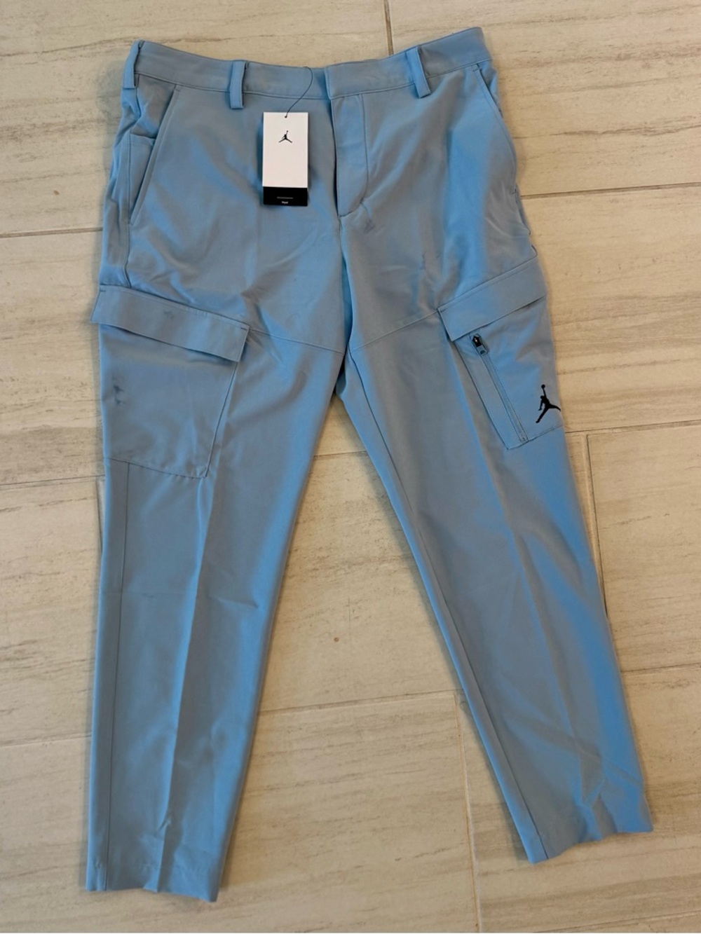 Jordan Golf Men’s Light Blue 34x32 Cargo Athleisure Slim FitPants. NWT